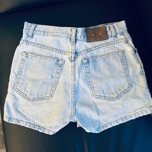 VINTAGE Calvin Klein High Waist Jean Shorts